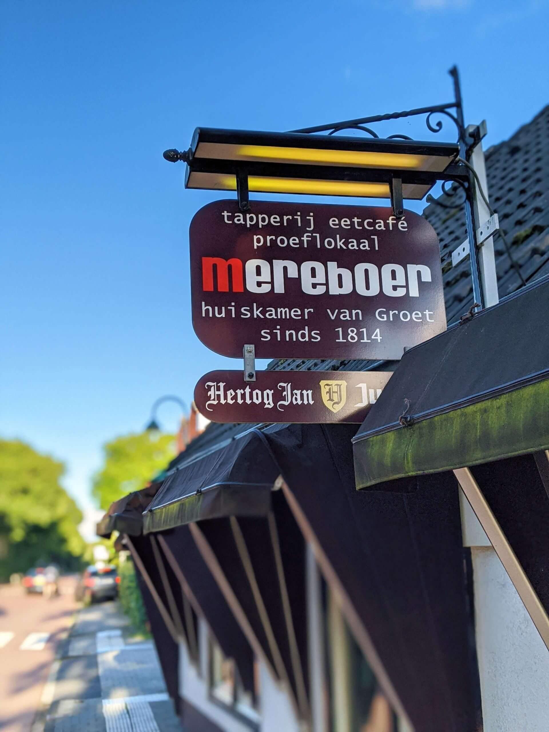 Restaurant Mereboer als de huiskamer van Groet Restaurant Mereboer als de huiskamer van Groet